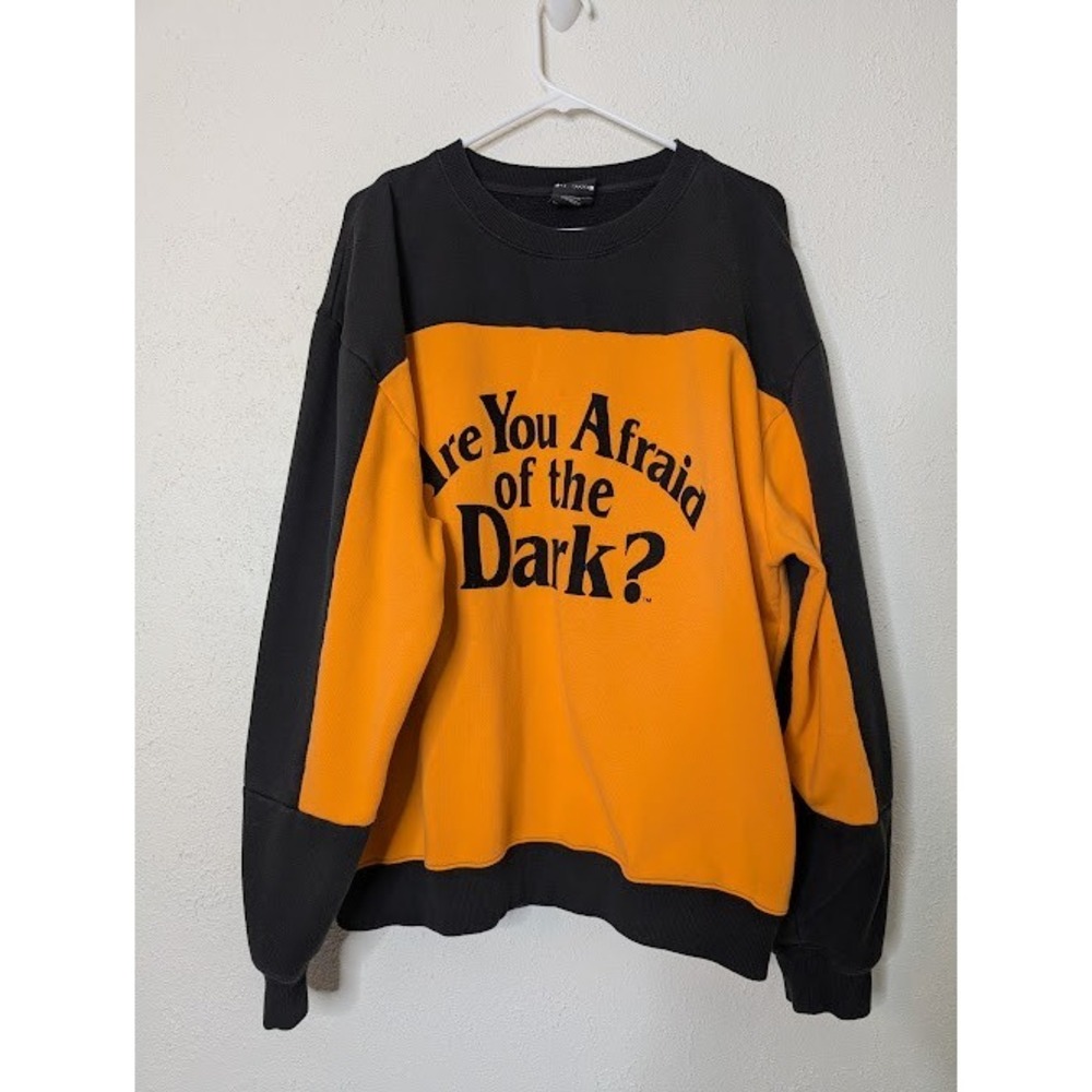 Dumbgood‎ Are You Afraid Of The Dark Mens XXL Nickelodeon Pullover Sweater